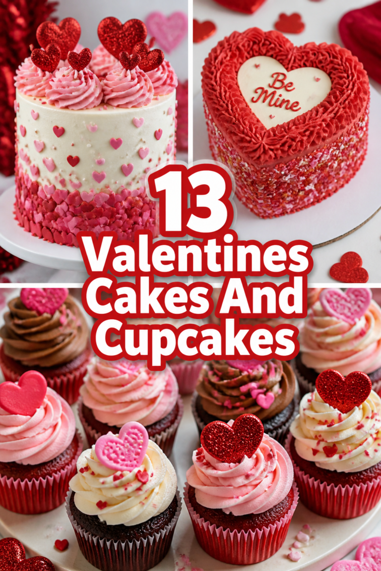 ❤️ 13 Valentines Cakes And Cupcakes