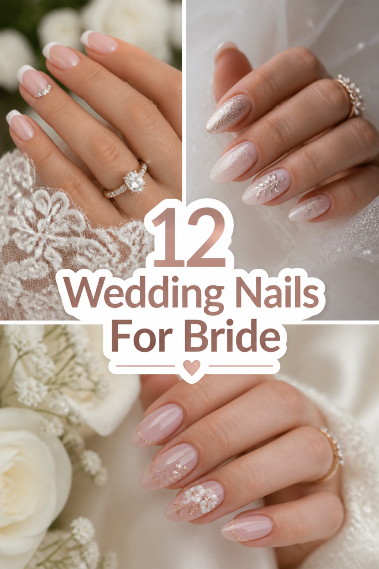 💍 12 Wedding Nails For Bride