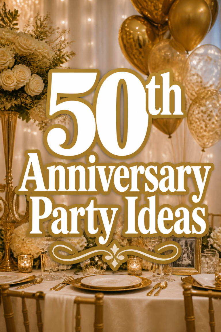 ✨ 50th Anniversary Party Ideas