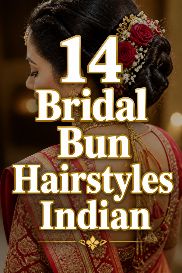 🌺 14 Bridal Bun Hairstyles Indian