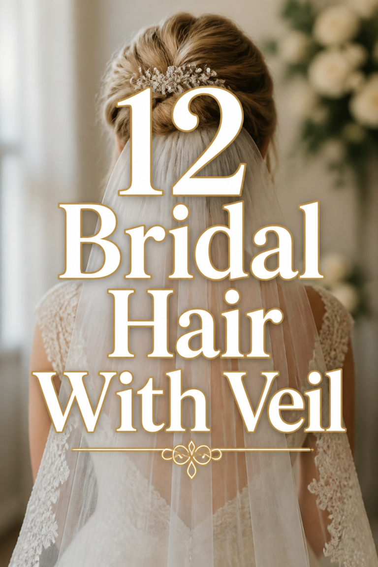 👰 12 Bridal Hair With Veil