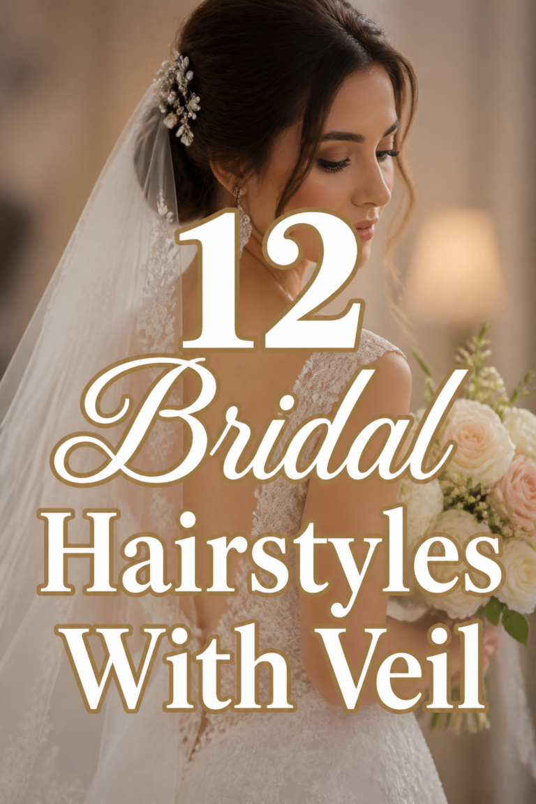 👰‍♀️ 12 Bridal Hairstyles With Veil