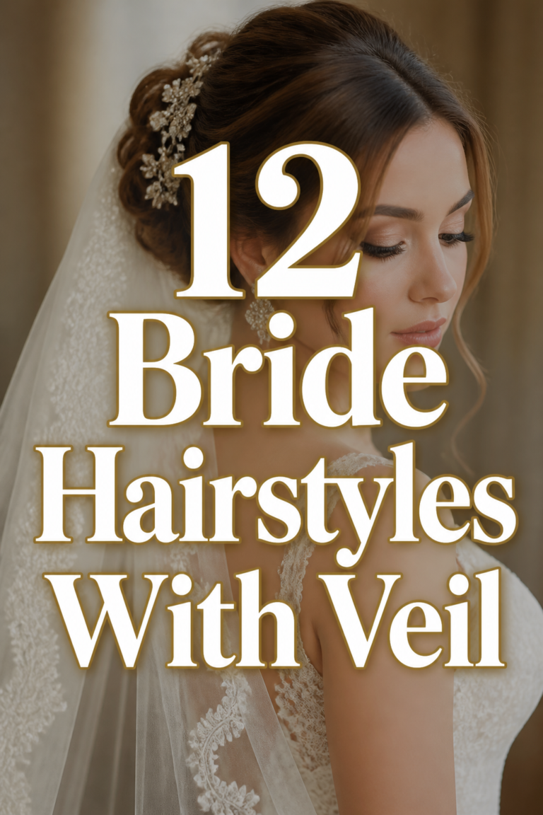 👰‍♀️ 12 Bride Hairstyles With Veil