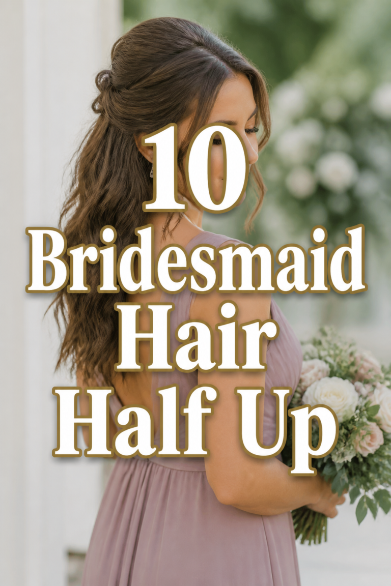 ✨ 10 Bridesmaid Hair Half Up
