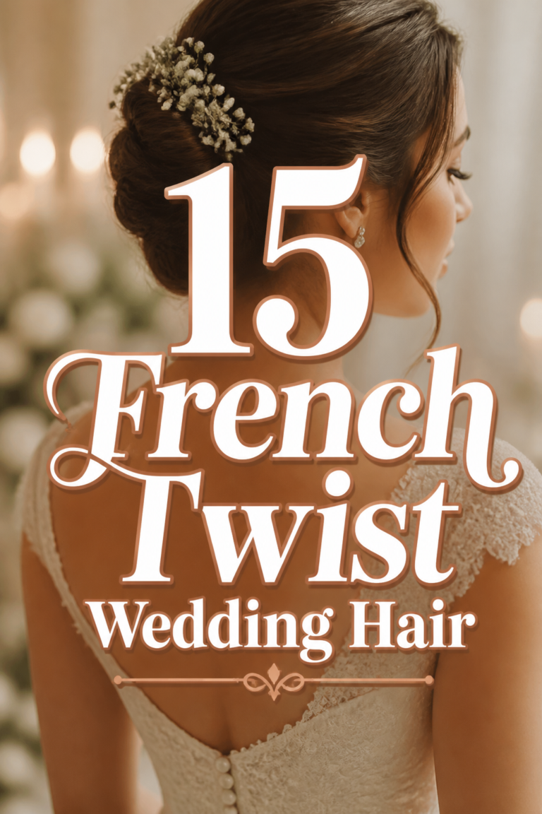 👰‍♀️ 15 French Twist Wedding Hair