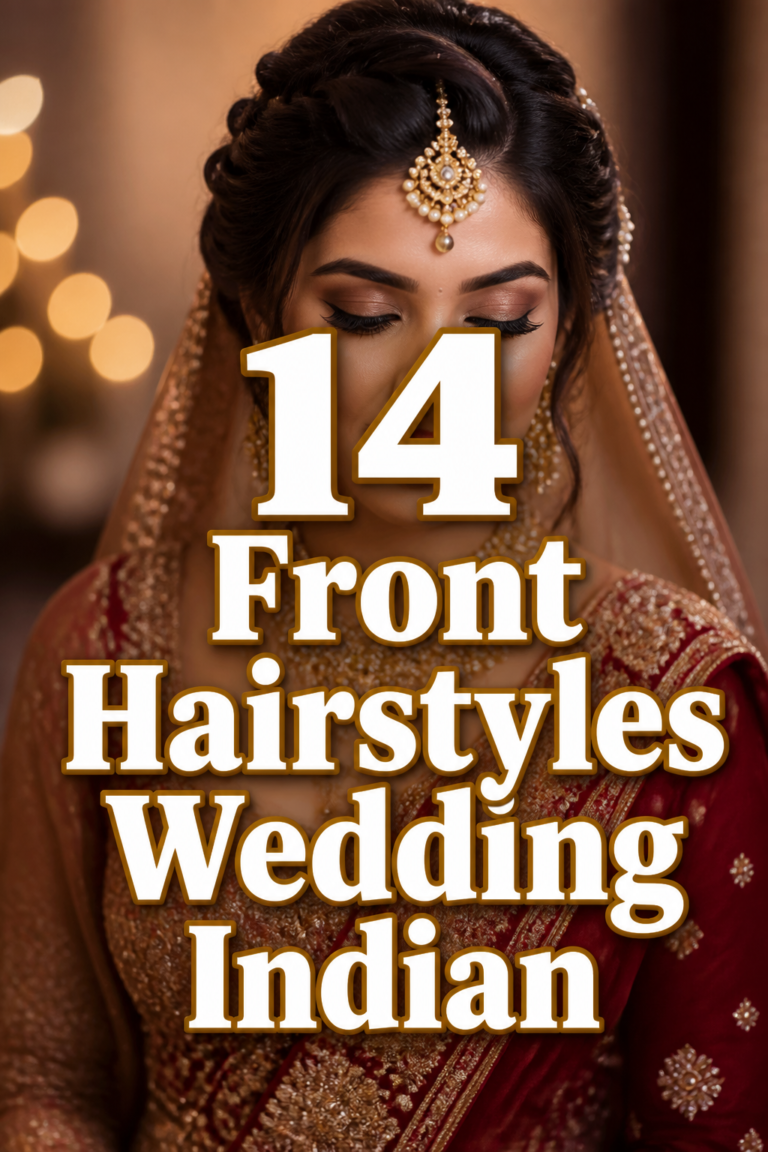 👰 14 Front Hairstyles Wedding Indian