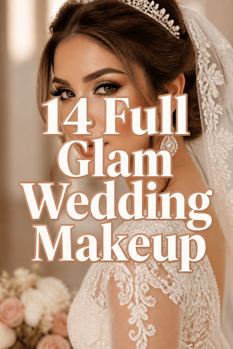 ✨ 14 Full Glam Wedding Makeup