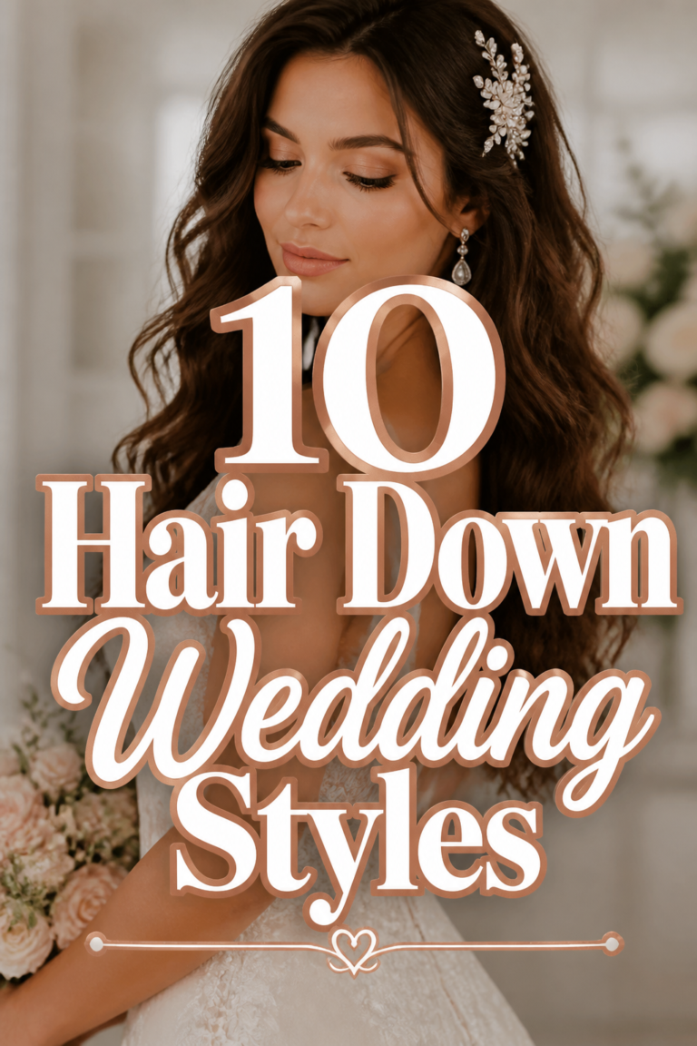 ✨ 10 Hair Down Wedding Styles