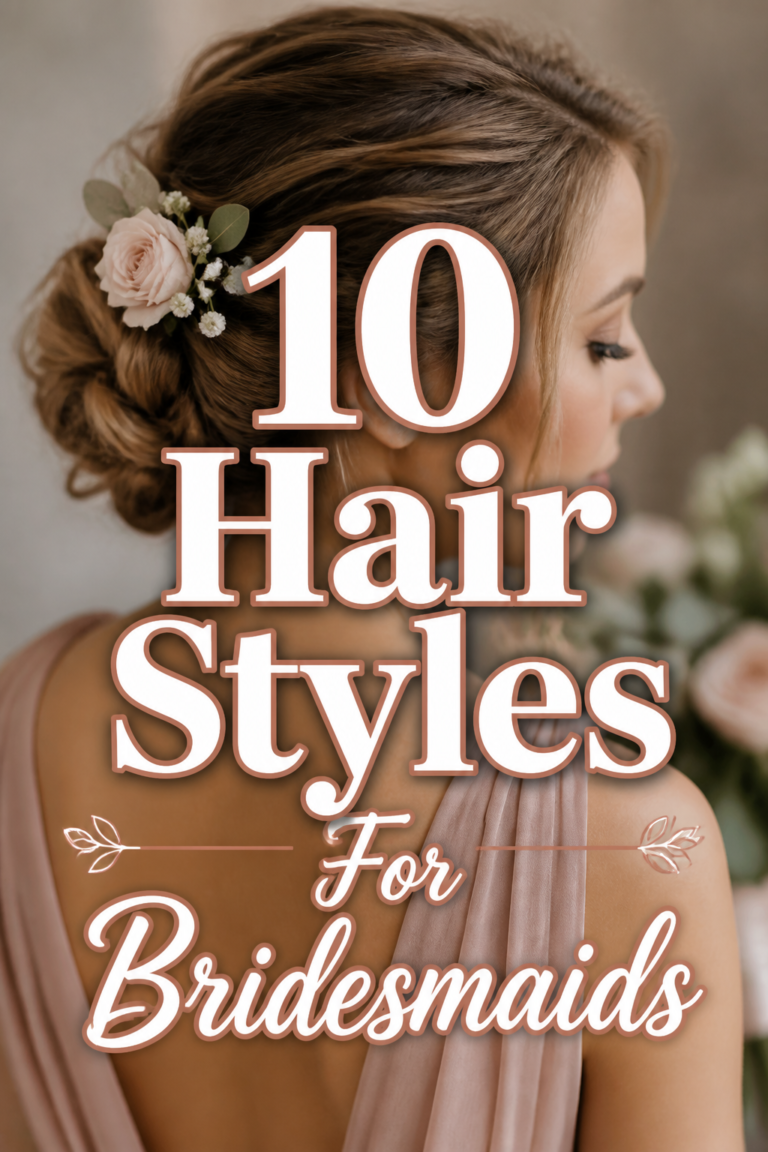 ✨ 10 Hair Styles For Bridesmaids