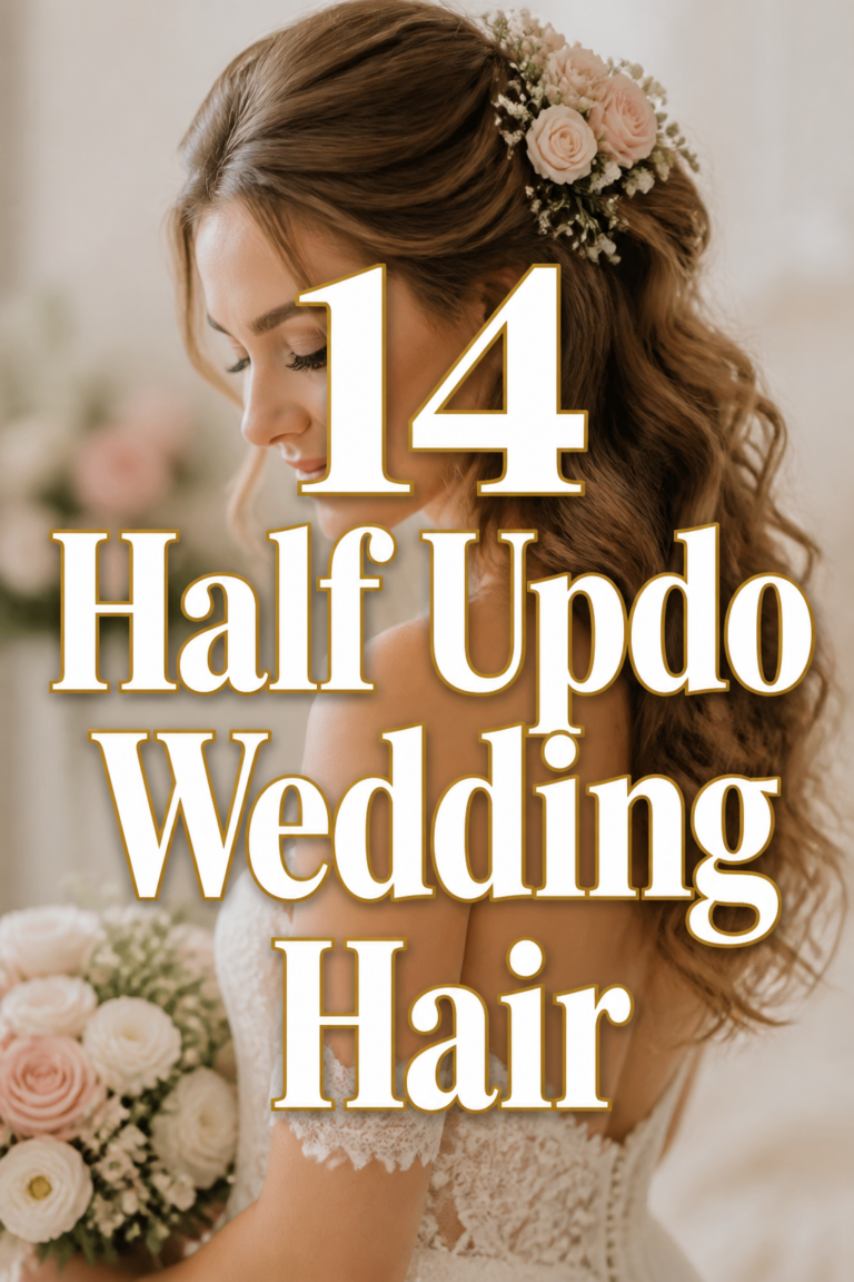 ✨ 14 Half Updo Wedding Hair