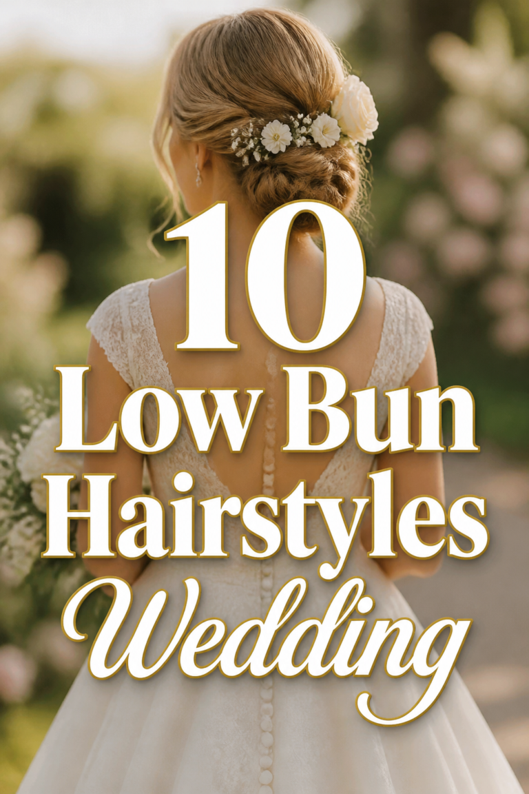 👰‍♀️ 10 Low Bun Hairstyles Wedding