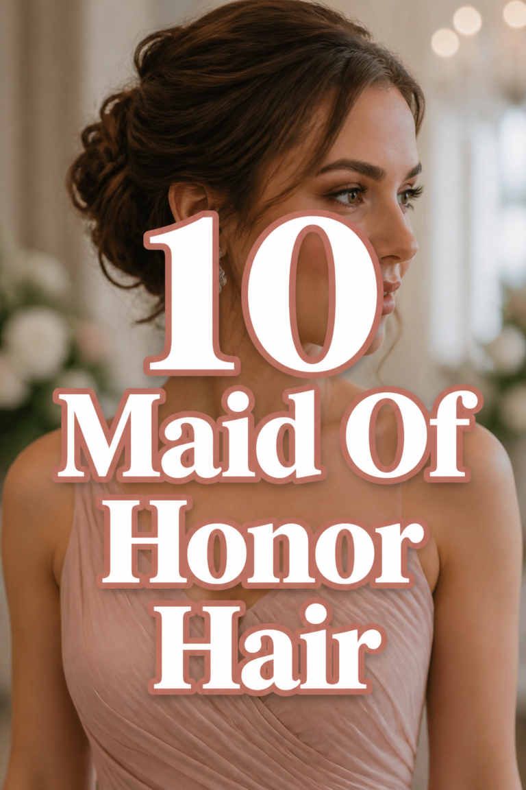 👰‍♀️ 10 Maid Of Honor Hair