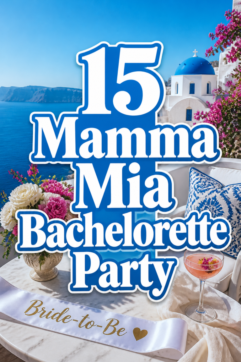 🇬🇷 15 Mamma Mia Bachelorette Party