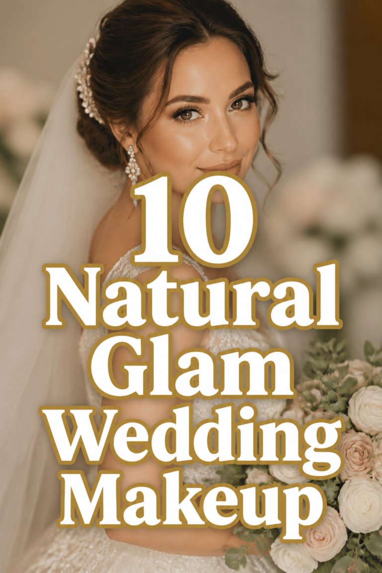 💍 10 Natural Glam Wedding Makeup