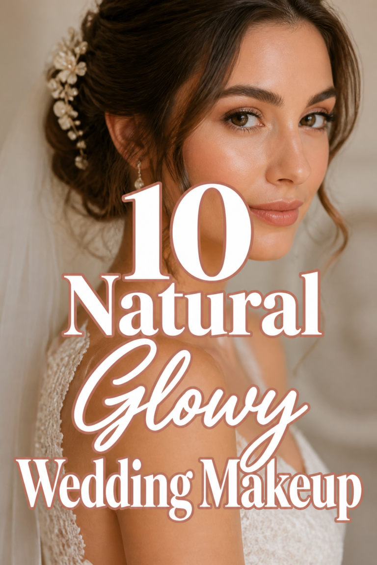 ✨ 10 Natural Glowy Wedding Makeup