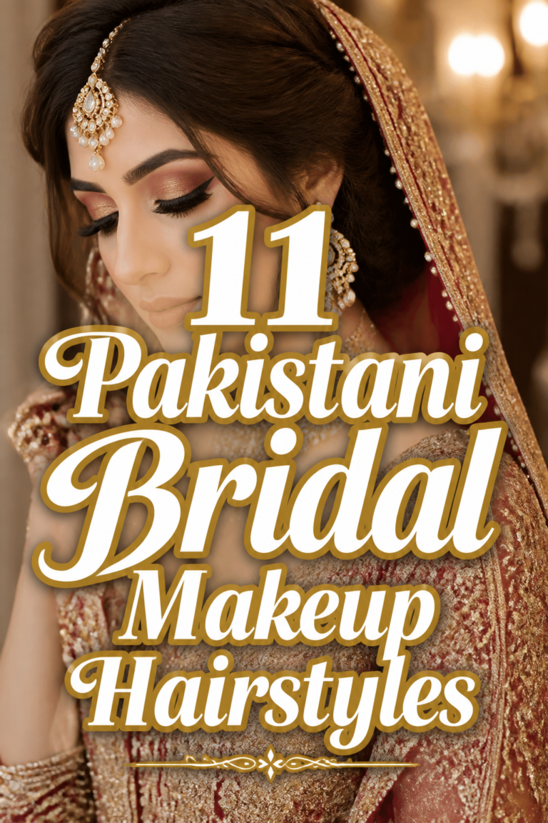 ✨ 11 Pakistani Bridal Makeup Hairstyles