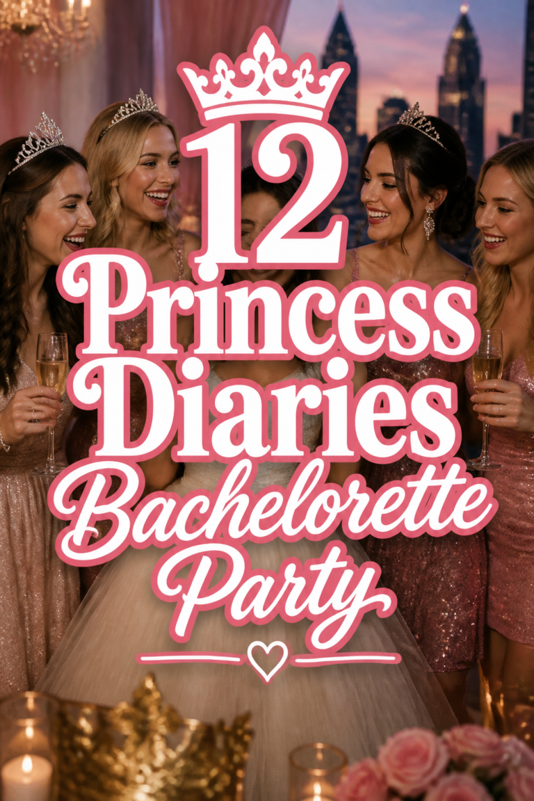 👑 12 Princess Diaries Bachelorette Party
