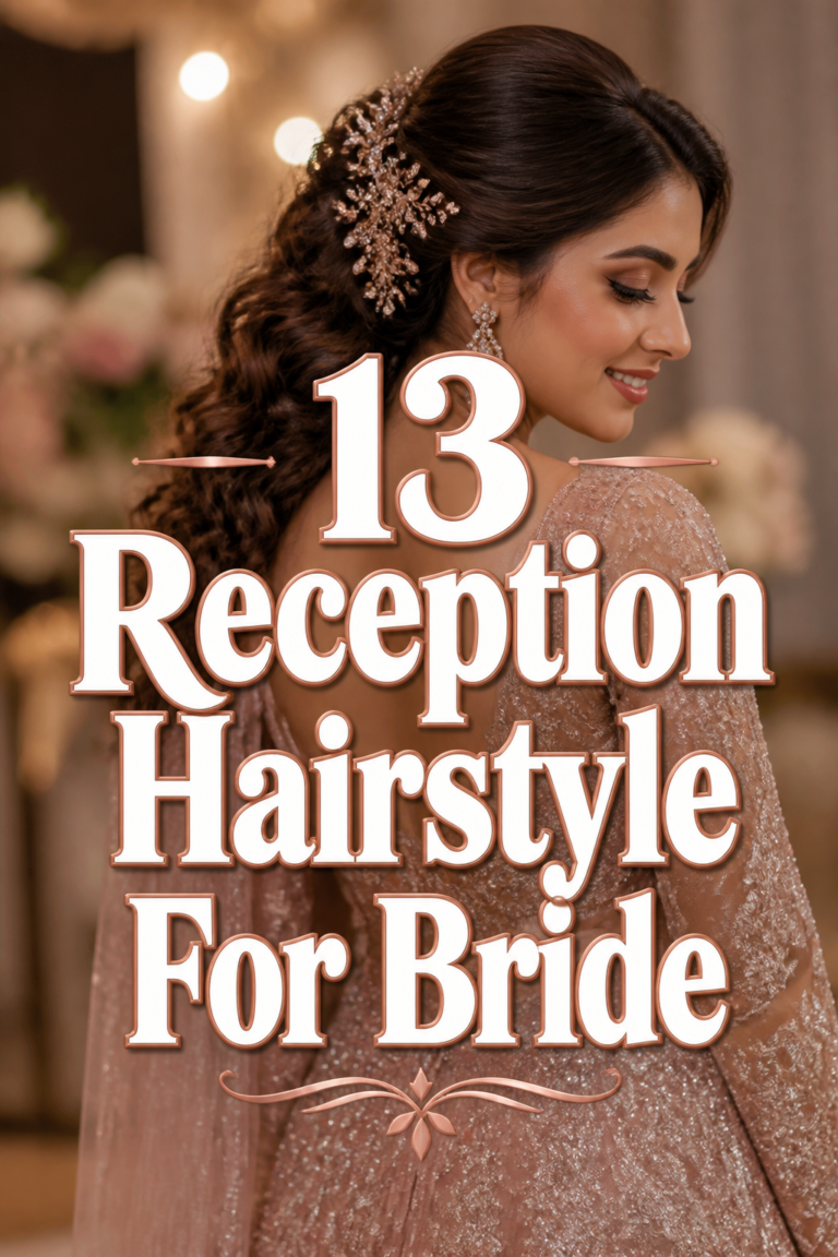 👰‍♀️ 13 Reception Hairstyle For Bride