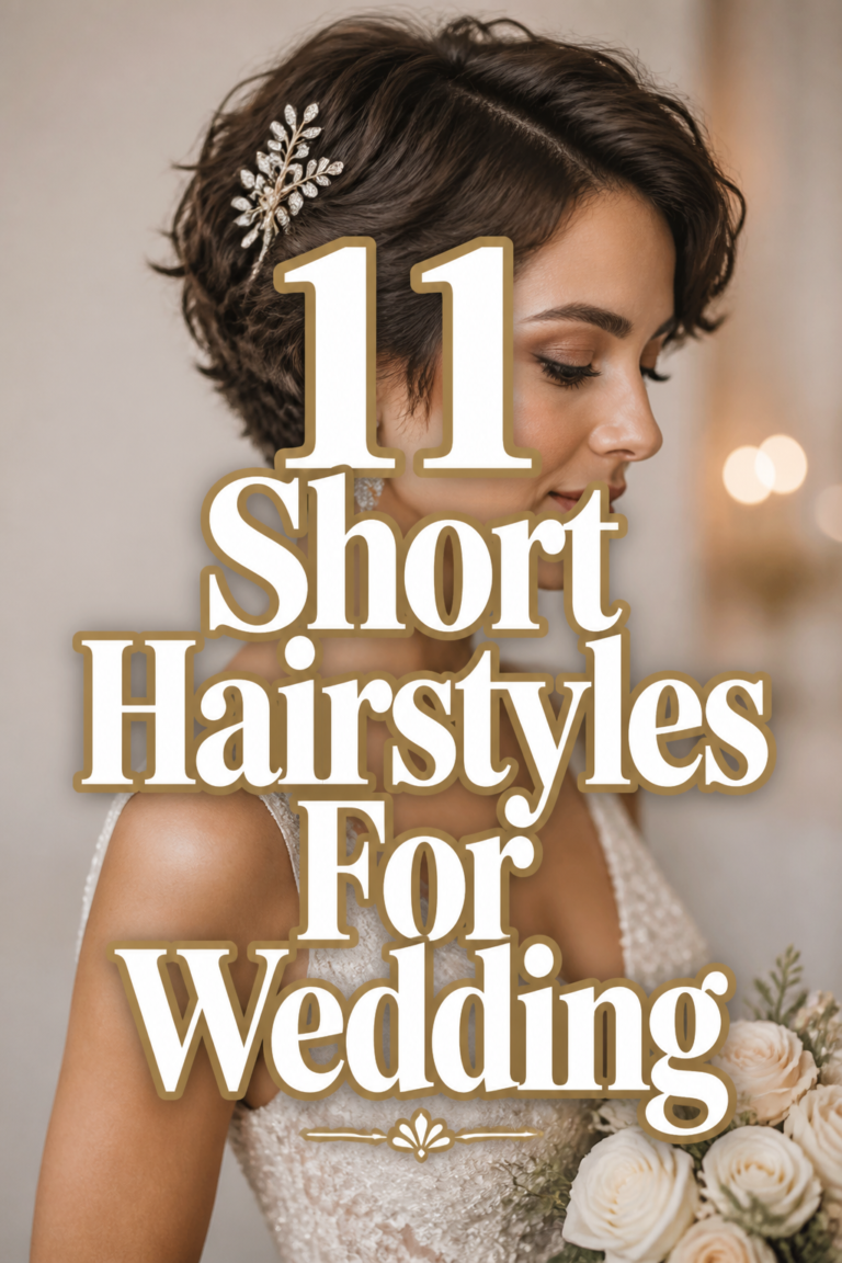 ✨ 11 Short Hairstyles For Wedding