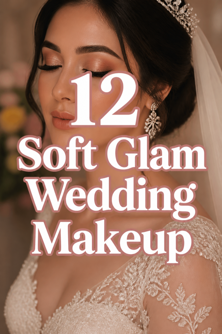 💖 12 Soft Glam Wedding Makeup