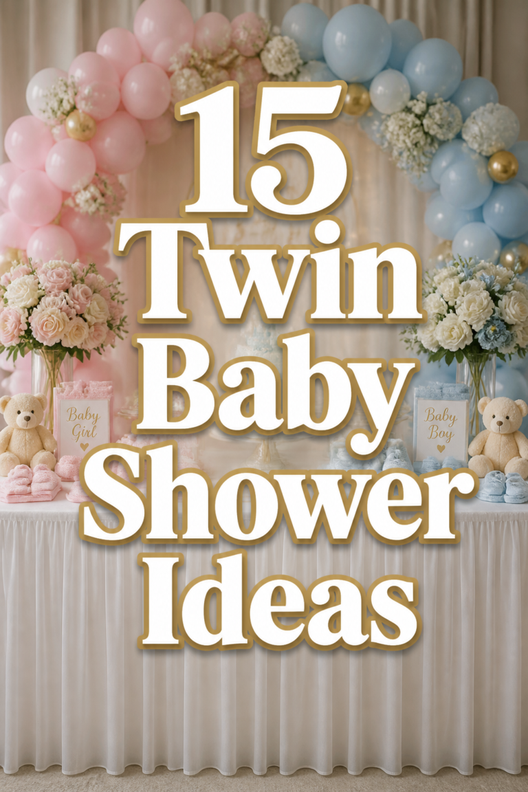 👶 15 Twin Baby Shower Ideas