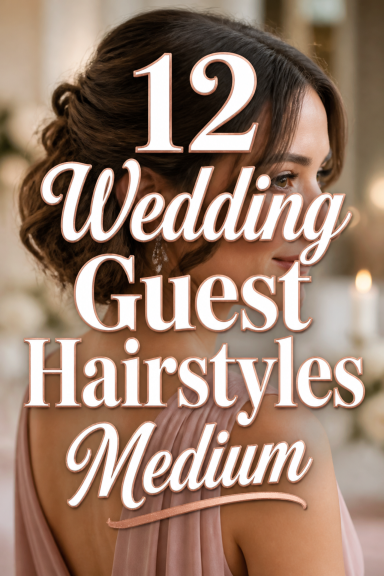💇‍♀️ 12 Wedding Guest Hairstyles Medium