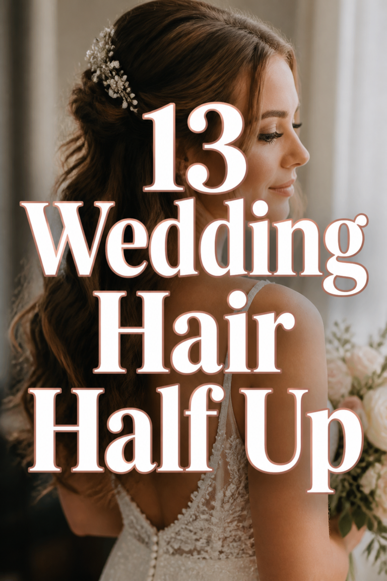 👰‍♀️ 13 Wedding Hair Half Up
