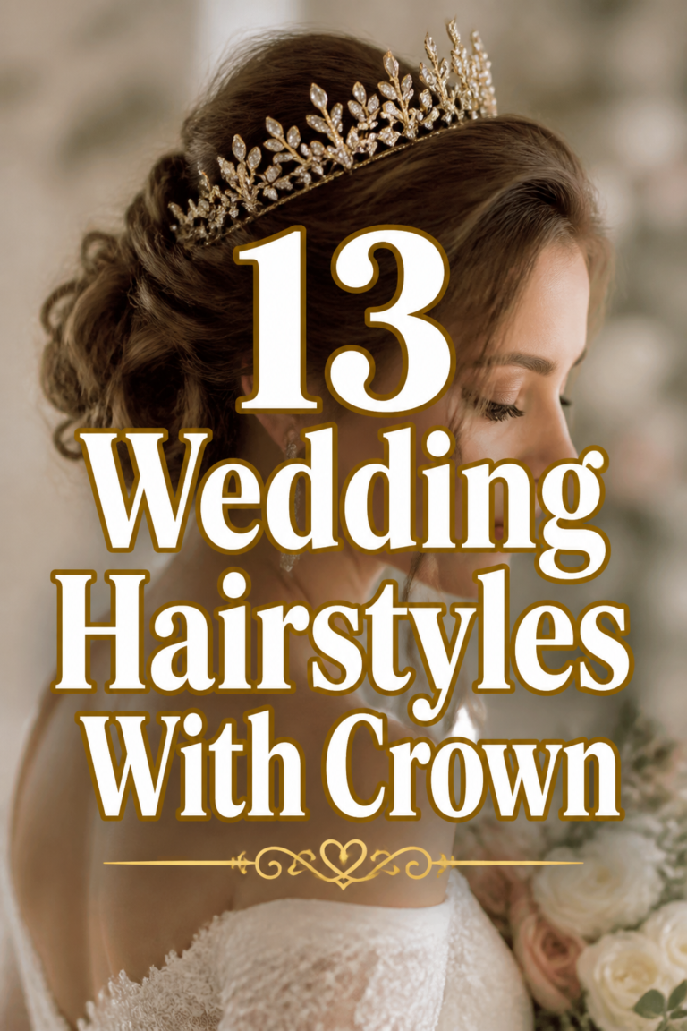 👑 13 Wedding Hairstyles With Crown