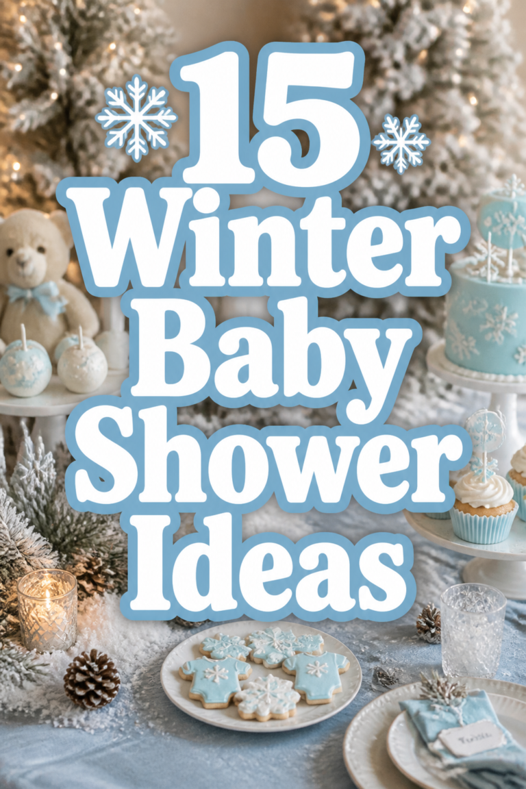 ❄️ 15 Winter Baby Shower Ideas